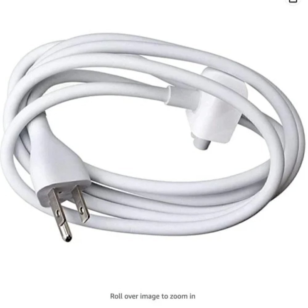 Replacement Ac Power Adapter Extension Cable (for Macbook Pro, Macbook Air) NEW